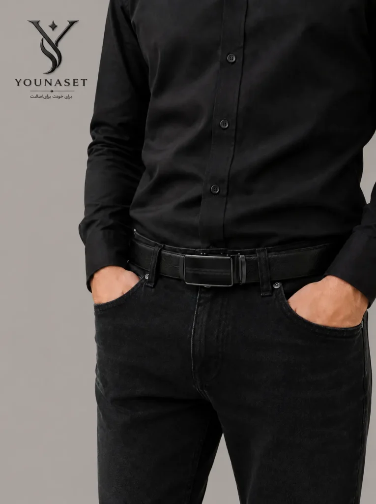 کمربند مردانه طرح Emporio Armani