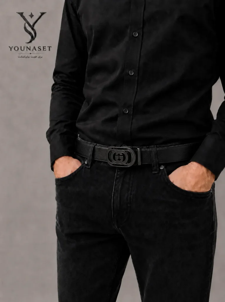 کمربند مردانه طرح Gucci