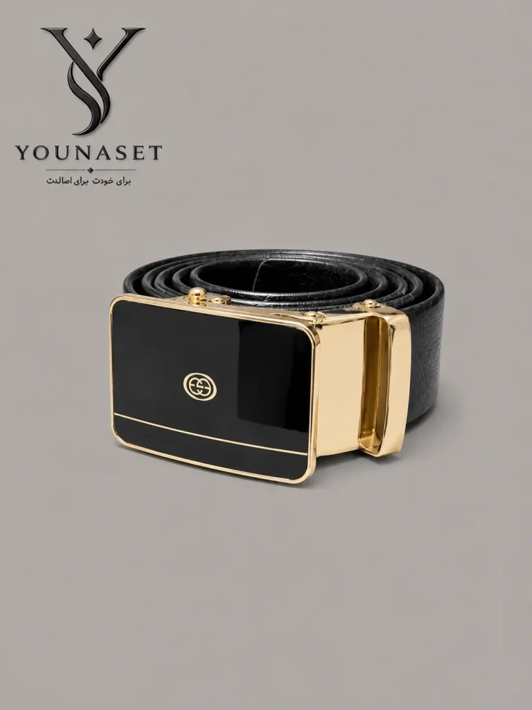 کمربند مردانه طرح Gucci-GG