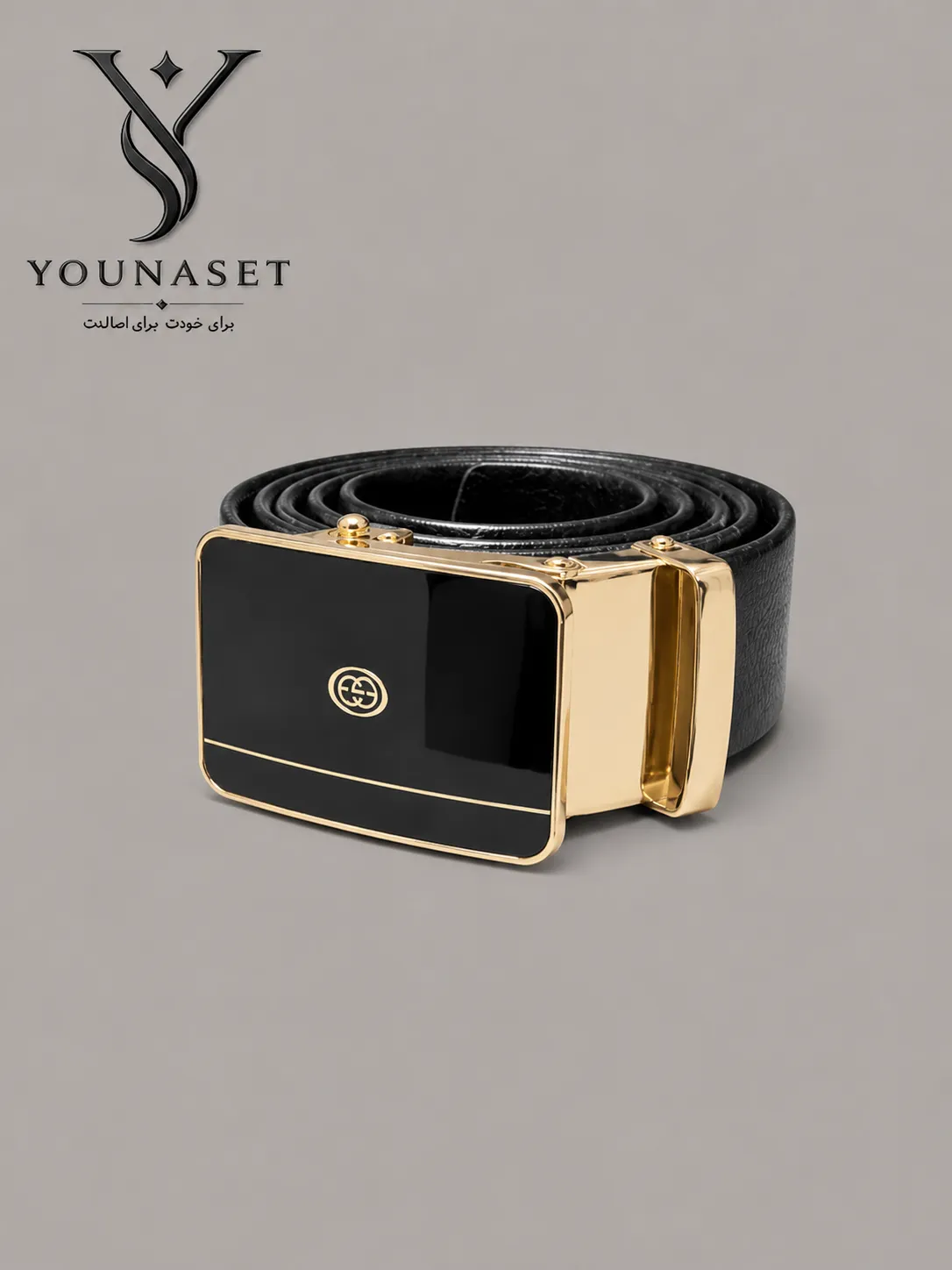 کمربند مردانه طرح Gucci-GG