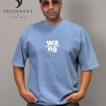 تیشرت مردانه wang رنگ آبی